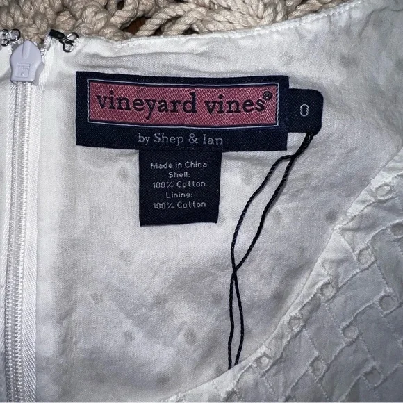 Vineyard Vines | Shep & Ian Eyelet Sleeveless Dress - Picture 4 of 5